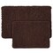 Hastings Home Hastings Home 2 Piece Memory Foam Shag Bath Mat - Chocolate 181991DXJ - alternate 3